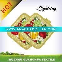 cotton printed potholder