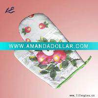 100% cotton printed baking mitt