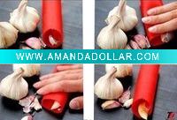 Wholesale Food grade silicone garlic peeler presses