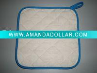 Wholesale 100%cotton oven mitt and pothold (P-003)