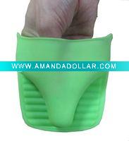 silicone oven mitt