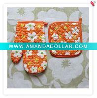 oven mitt with pot holders
