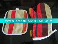 oven mitt with pot holders