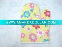 Wholesale 100% polyester oven gloves