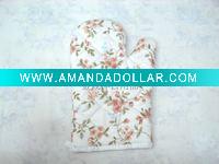 Wholesale 100% polyester oven gloves