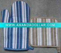 Wholesale oven mitt with pot holders