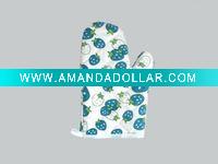 100%cotton oven gloves