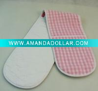 100%cotton fabric printed oven mitt
