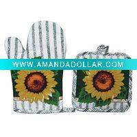 new design oven mitt with pot holders