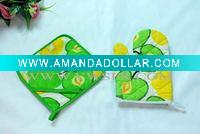 Kitchen sets(oven glove+potholder)