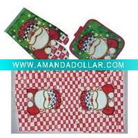 Wholesale 100% cotton or poly/cotton material oven mitt