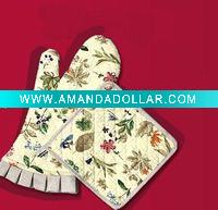 Wholesale promotion oven mitt with pot holders