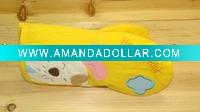 100%cotton fabric printed oven mitt