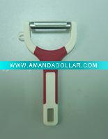 Wholesale Stainless steel peeler with PP plastic mix rubber handle