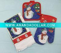 Wholesale chrismas kitchen towel set