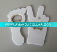 Blank logo bottle opener with magnet