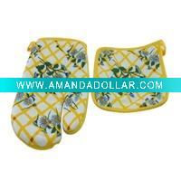 Wholesale promotion oven mitts and pot holders
