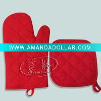 Wholesale TC Oven mitt& potholder,kitchen set