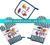 Wholesale new design oven mitts and pot holders