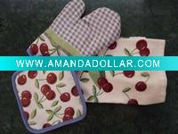 Wholesale new design oven mitts and pot holders