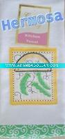 Wholesale patch embroidery velour towel