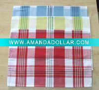 Wholesale 100%cotton checked kitchen towel
