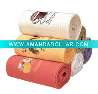 Wholesale Waffle tea towel with embroidery