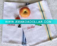 Wholesale yarn dyed embroidery dish cloth