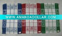 Wholesale 38*63cm*64g 100% cotton yarn dyed tea towel