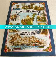 Wholesale cotton printed tea towel