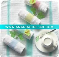 Wholesale yarn-dyed waffle tea towel