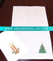Wholesale 100% cotton embroidery kitchen tea towel