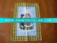 Wholesale 100% cotton printed tea towel