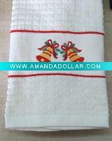 Wholesale 100%cotton embroidered and jacquard tea towel