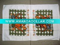 100% cotton durability printed tea towel