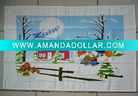 silk screen printed 100% cotton tea towel