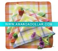 100% cotton durability printed stripe tea towel