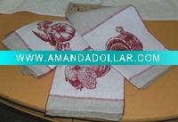 Thanksgiving Linen Tea Towels