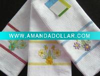 Wholesale 100% cotton embroideried tea towel