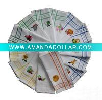 Wholesale 100% cotton embroideried tea towel