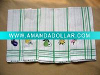 Wholesale 100% cotton printed christmas tea towel