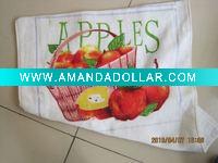 Wholesale 100% cotton velvet printing tea towel