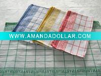 100%cotton checked tea towel