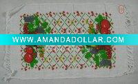 Wholesale 37*61cm*47g 100% cotton velvet printed tea towel