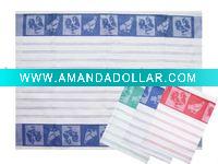 Wholesale 45%cotton55%linen jacquard kitchen tea towel