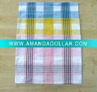 100%cotton checked kitchen towel