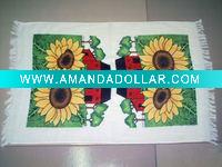100% cotton durability printed tea towel