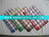 Checks tea towel