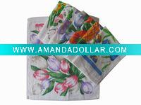Printed tea towel