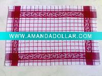 100% cotton durability printed stripe tea towel